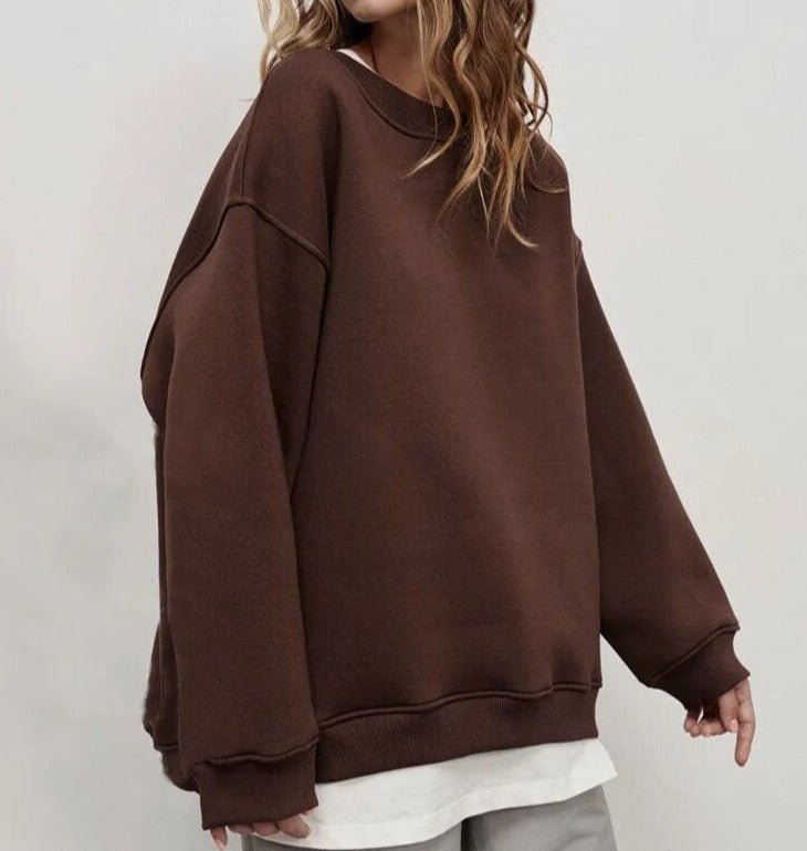 Große Strickpullis für Frauen Oversized Stil