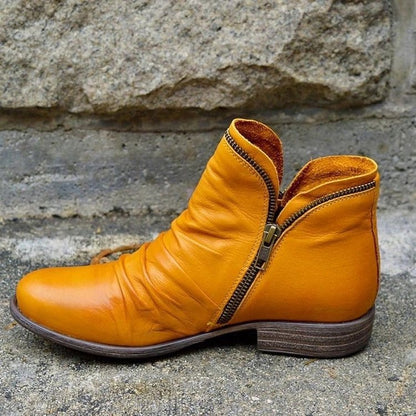 Lederstiefel Damen Hoch Reißverschluss