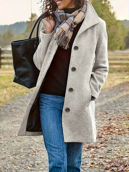 Warmes Winterkleid | Doppelgewebter Damenmantel