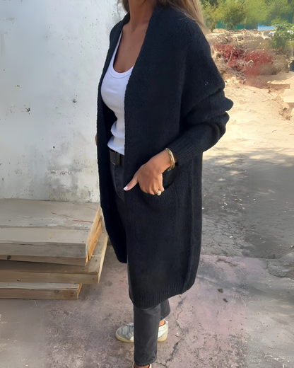 Bequemer Strickcardigan mit Taschen