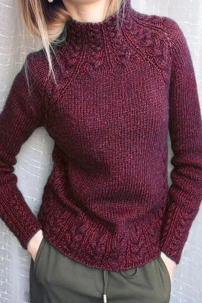 Hollis - Moderner Wollpullover Elegant - IdealeKleiden