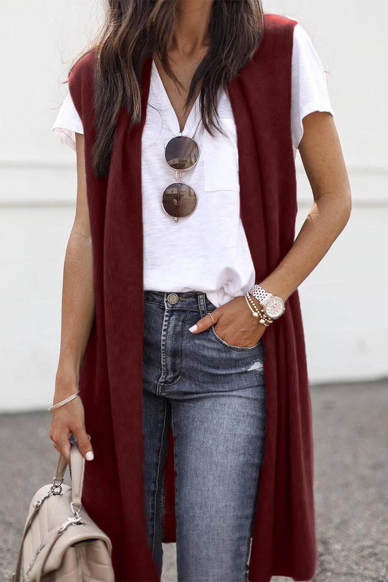 Stilvolle Winterstrickjacke Bequem Klassisch