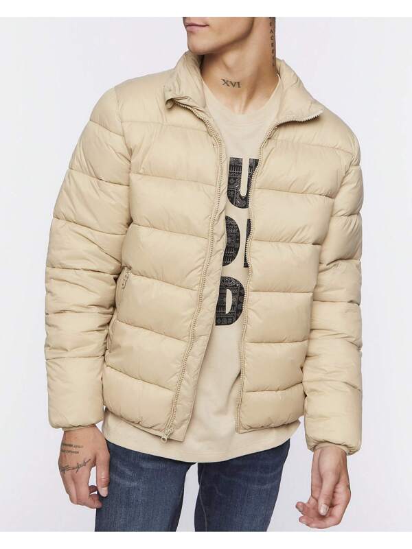 Stilvolle Pufferjacke Herren Modern