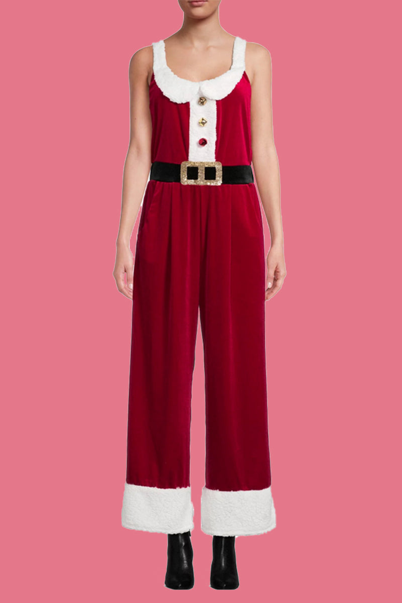 Weihnachts-Overall Wapiti Schneemuster Frauen