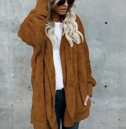 Kuschelige Fleecejacke Warm Teddy Style