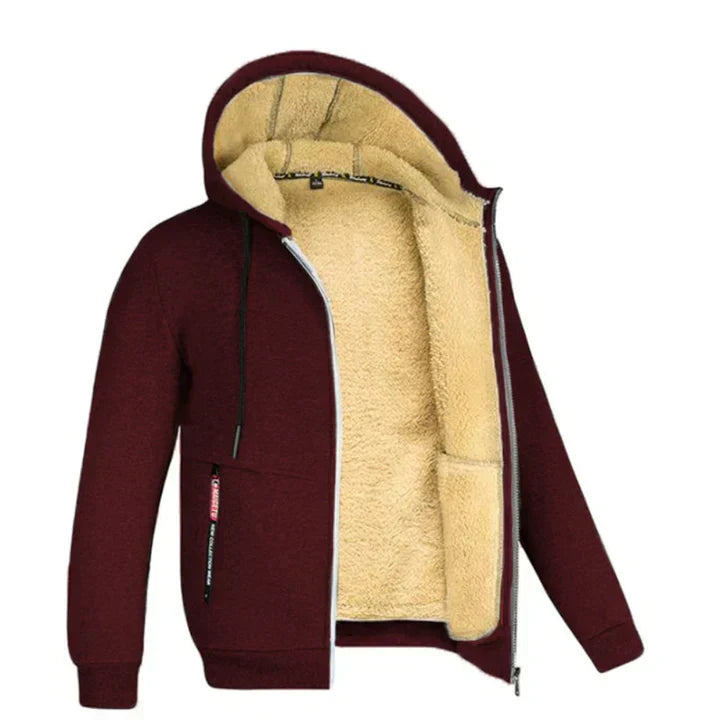 Warme Hoodie Fleece Innenfutter Damen Herren