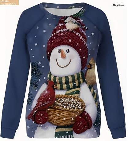 Weihnachtspulli Damen Festive Style