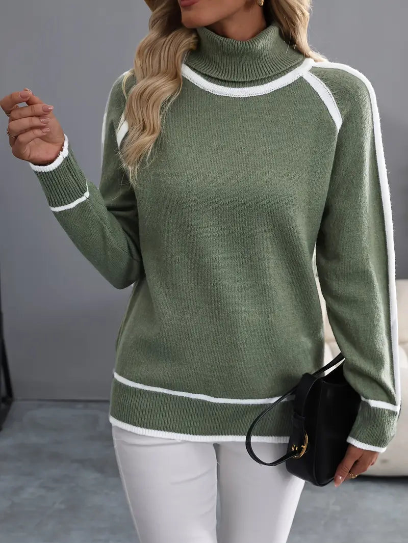 Damen Rollkragenpullover Warm & Bequem