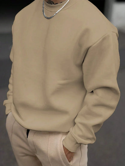 Bequemes Herren Sweatshirt Rundhals