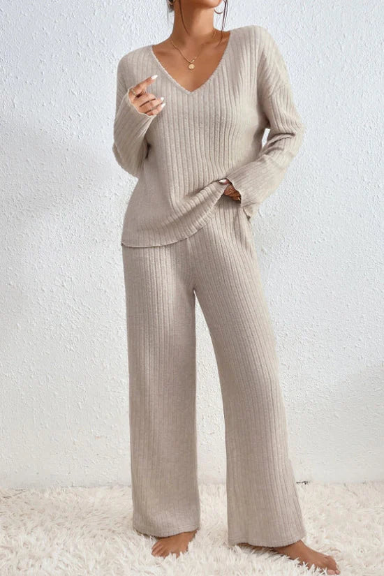 Damen Lounge Set 2-teilig Baumwolle