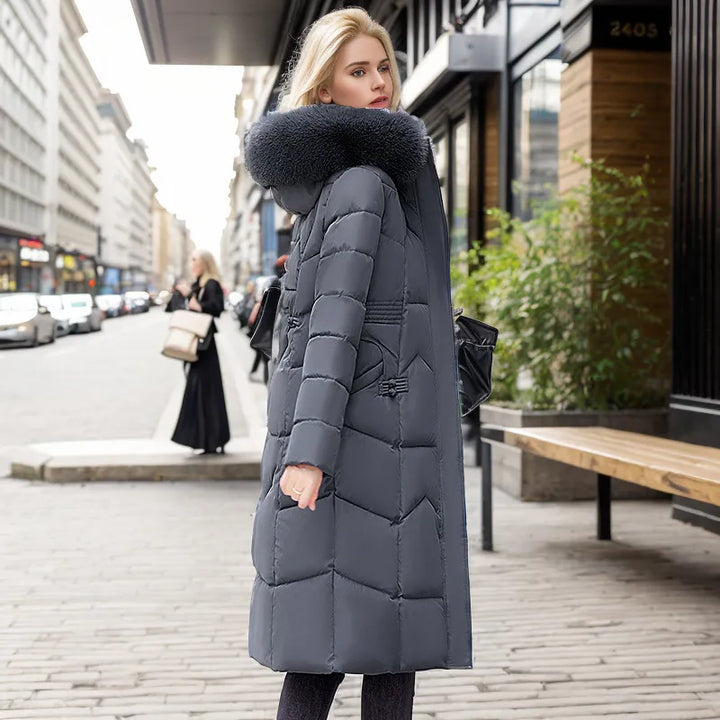 Elegante Winterjacke Lang Damen