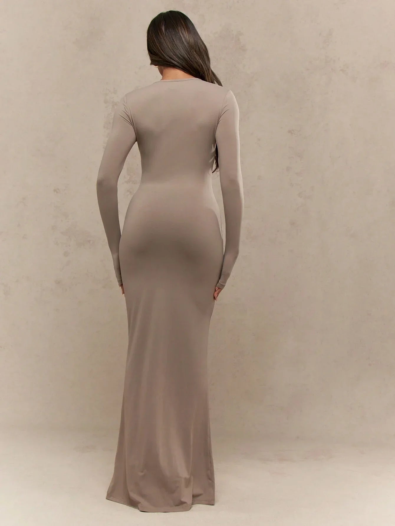 Elegantes Maxikleid Frauen Stilvoll Lang - IdealeKleiden