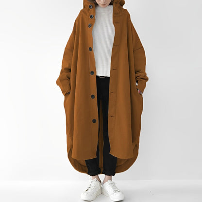 Praktischer Damen-Trenchcoat Lang