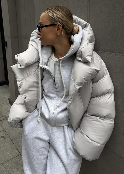 Übergroße Pufferjacke Damen Oversized - IdealeKleiden