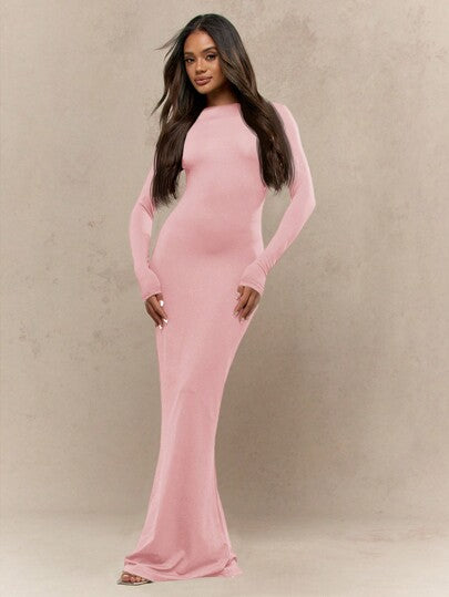 Elegantes Maxikleid Frauen Stilvoll Lang