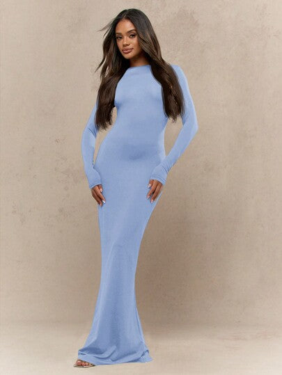 Elegantes Maxikleid Frauen Stilvoll Lang