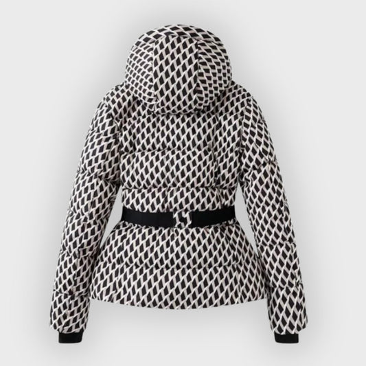 Damen Pufferjacke Mit Gürtel Stylisch - IdealeKleiden