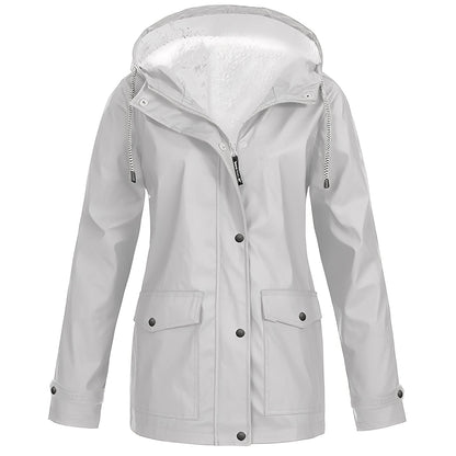 Wasserdichte Damenjacke Fleece Isoliert