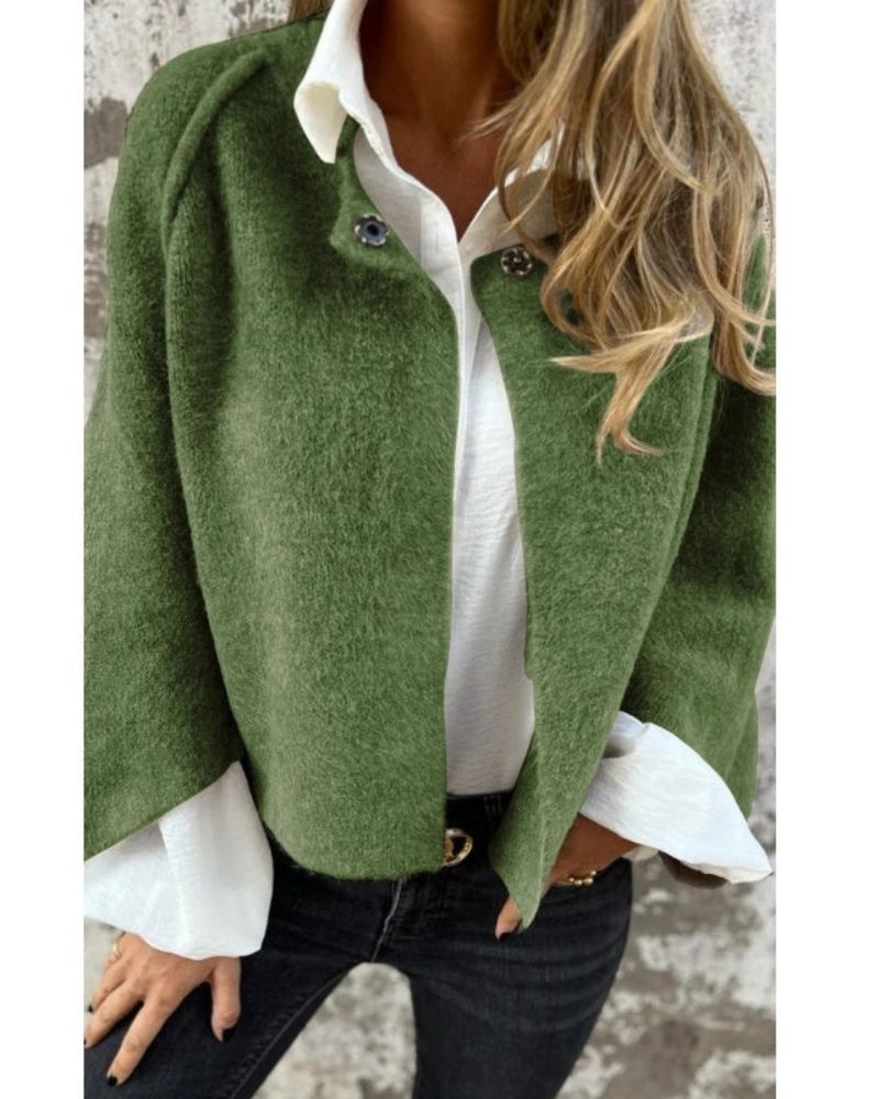 Elegante Wolljacke Damen Luxus Design