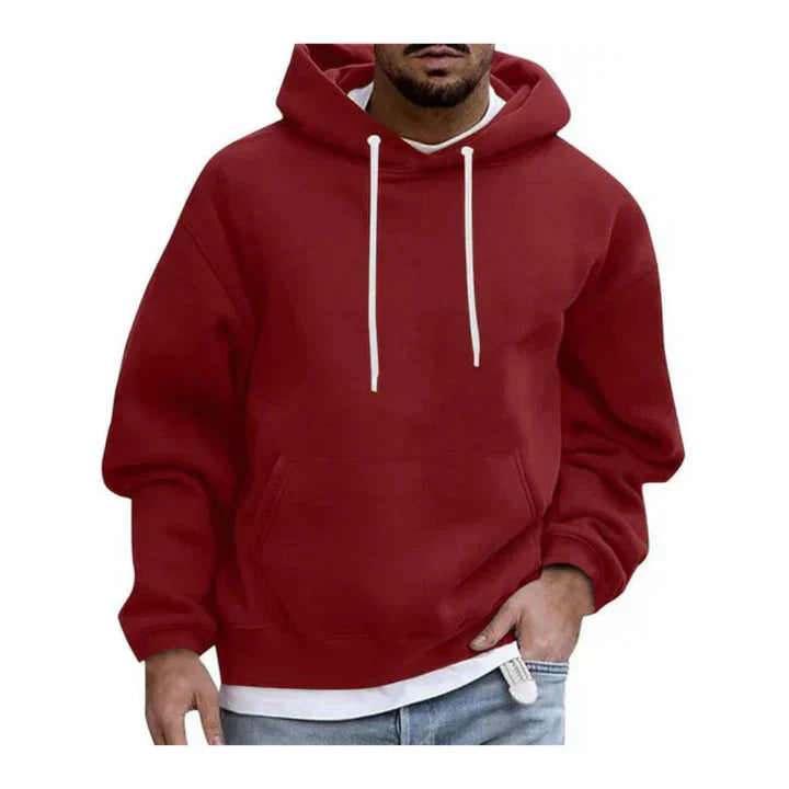Herren Hoodie Kapuze Känguro Tasche Sportlich