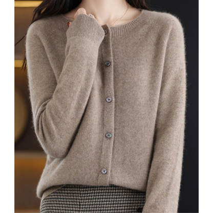Damen Strickjacke Elegante Klassik Design