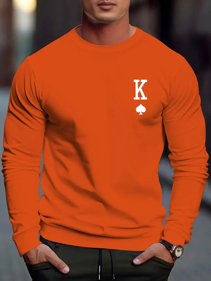 Klassischer Herren Pullover Rundhals Ausgezeichnete Qualität