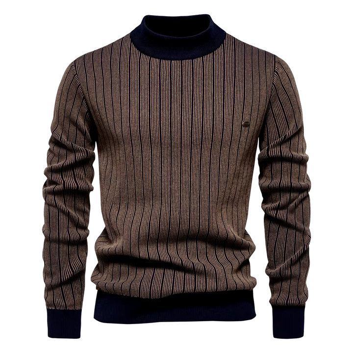 Stilvolle Streifenpullover für Damen Winter