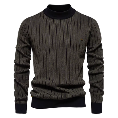 Stilvolle Streifenpullover für Damen Winter