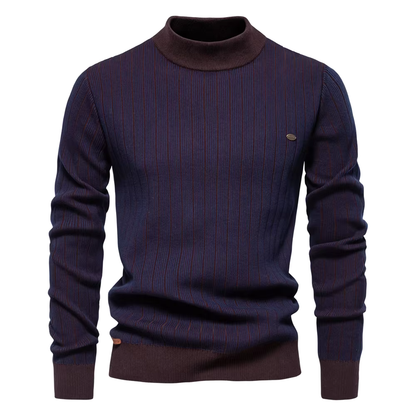 Stilvolle Streifenpullover für Damen Winter