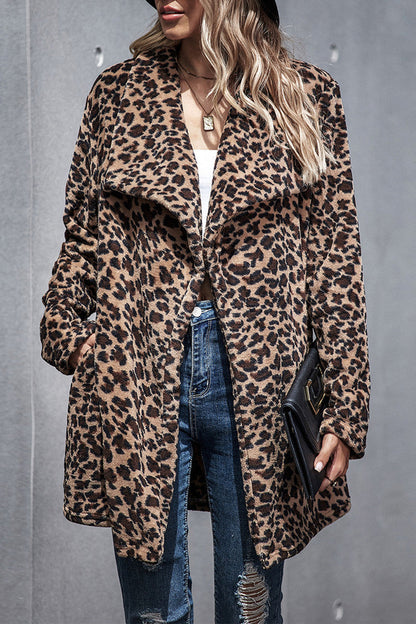Faux Fur Mantel Damen Elegant
