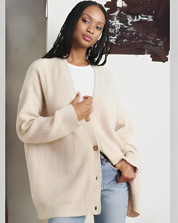 Weicher Oversize Cardigan Damen Kaschmir Qualität