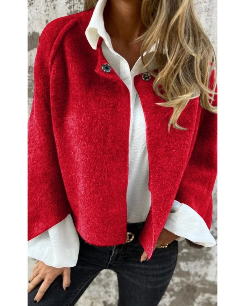 Elegante Wolljacke Damen Luxus Design