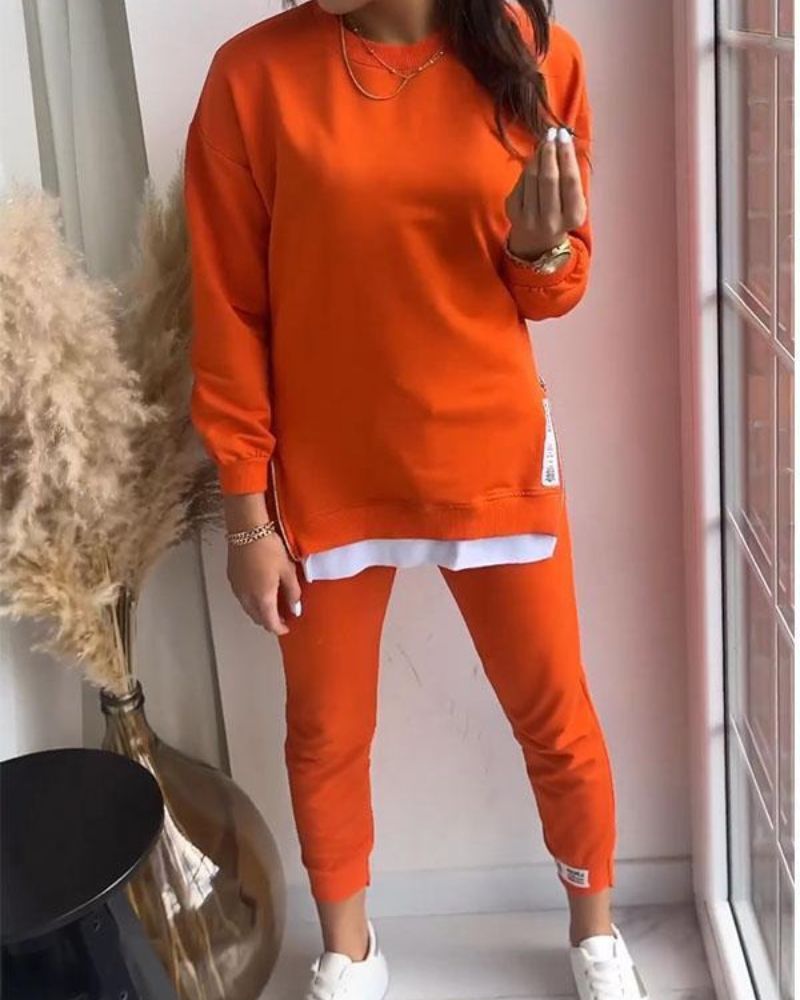 Modisches Zweiteiler Set Sweater Hose