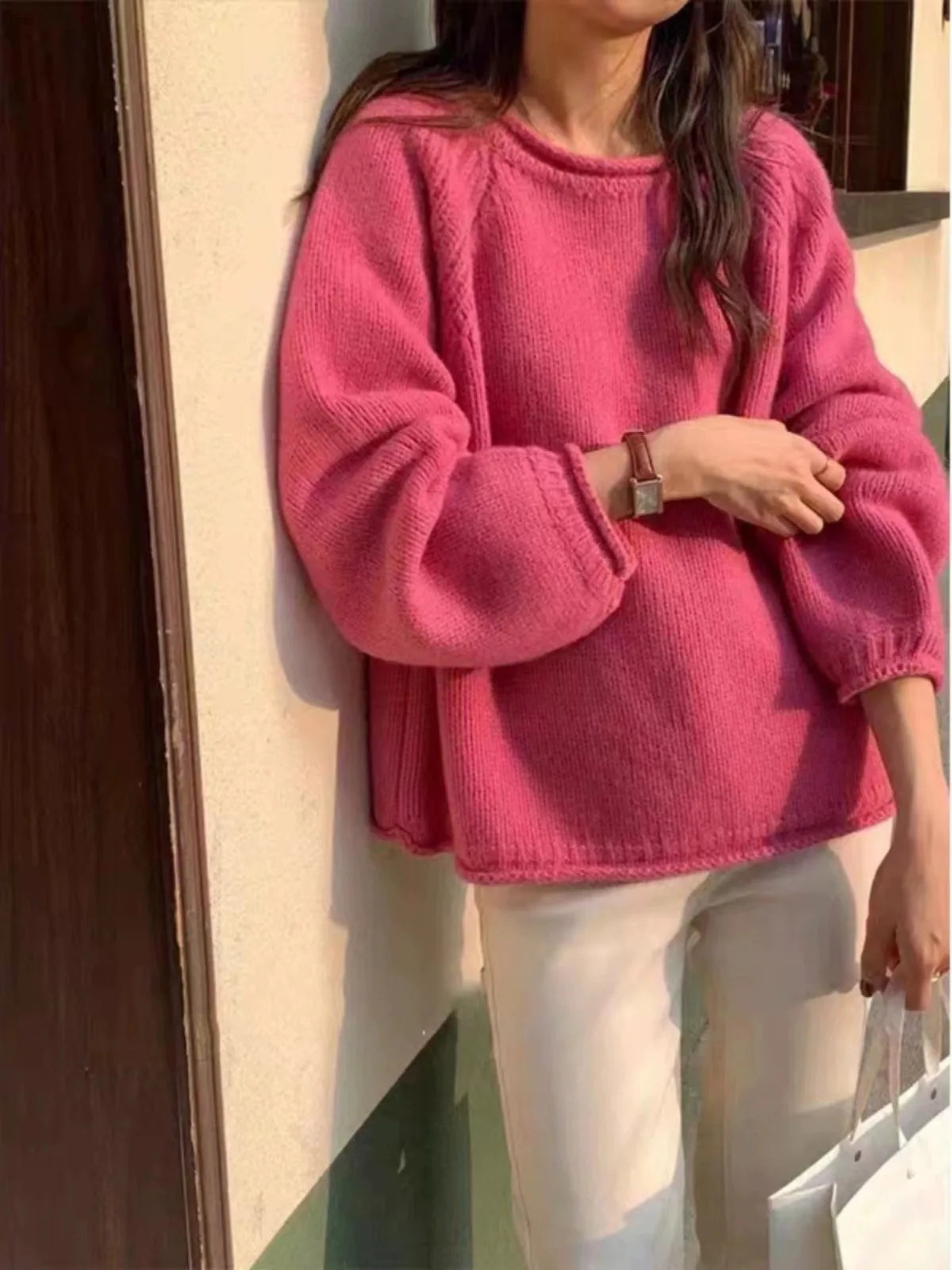 Bequemer Oversized Pullover Weich und Gemütlich