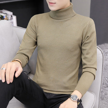 Herren Pullover Hochgeschlossen Elegant Strick