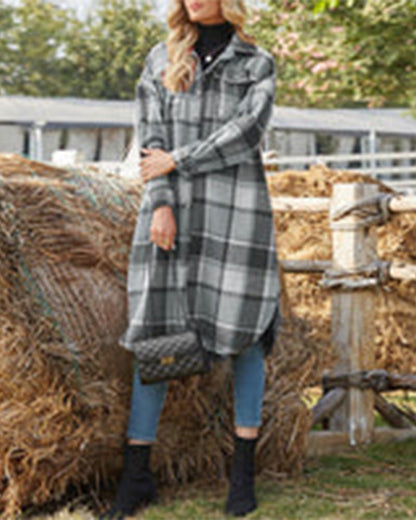 Stylischer Wintermantel mit Knöpfen