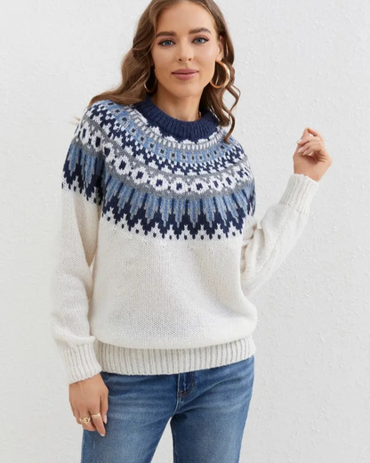 Stilvolle Strickkleidung Frauen Vintage Look