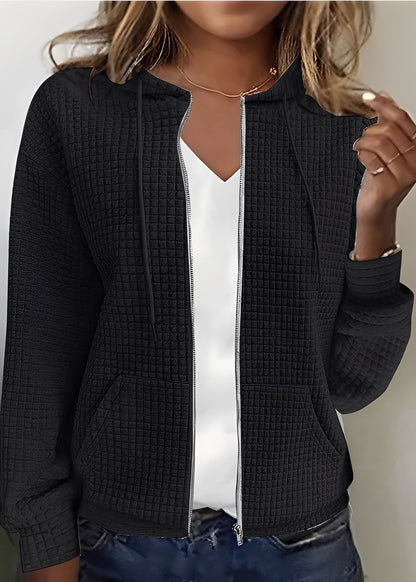 Modischer Cardigan Frauen Kapuze Taschen