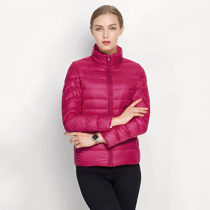 Damen Steppjacke Slim Fit Warm