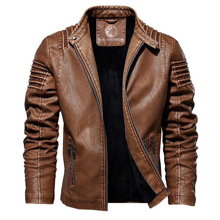 Elegante Lederjacke Outdoor Robust