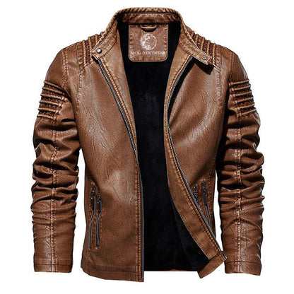 Elegante Lederjacke Outdoor Robust