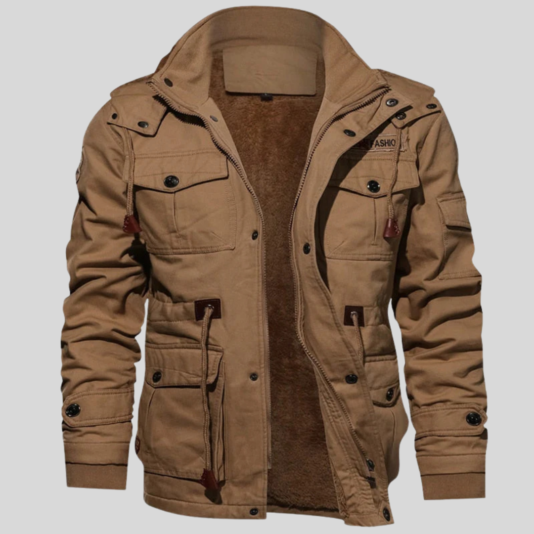 Taktische Outdoor-Jacke Mit Vielen Taschen