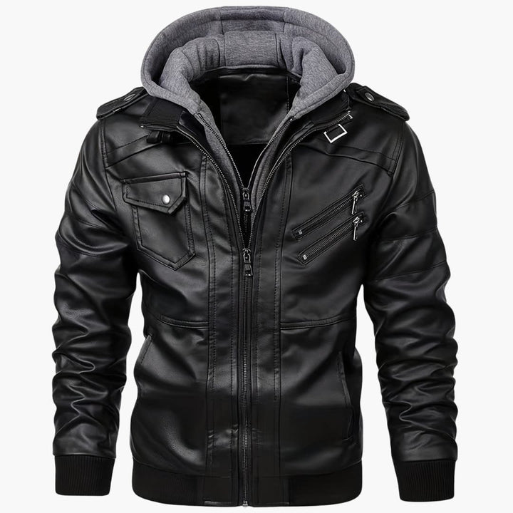 Herren Bomberjacke Modern Kapuze Design