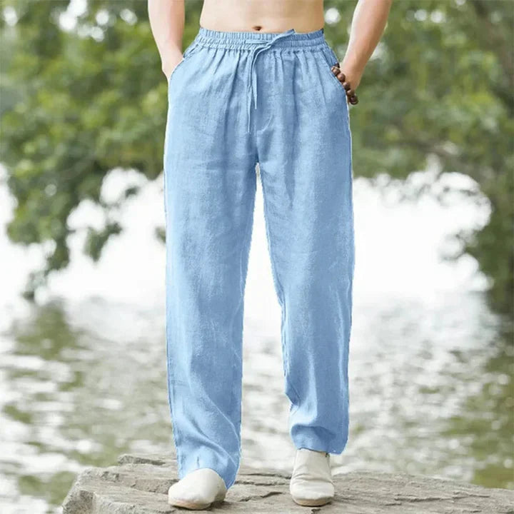 Leinenhosen Herren Sommer Freizeit