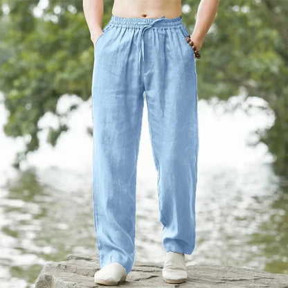 Leinenhosen Herren Sommer Freizeit