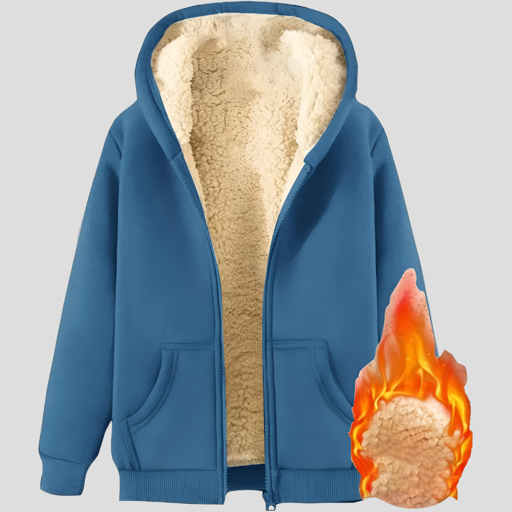 Warmes Fleece-Hoodie für Herren Winter