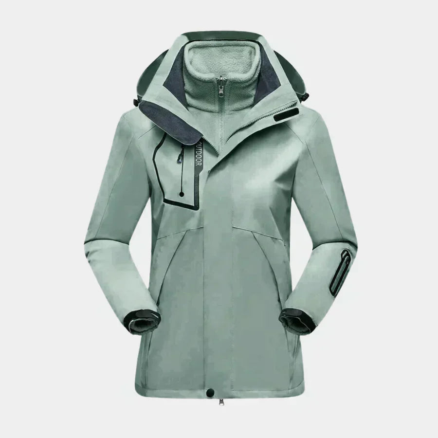 Damen Winterjacke Warm Kapuze