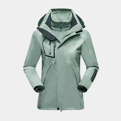 Damen Winterjacke Warm Kapuze