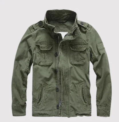 Modische Jeansjacke Regular Fit Knopfverschluss