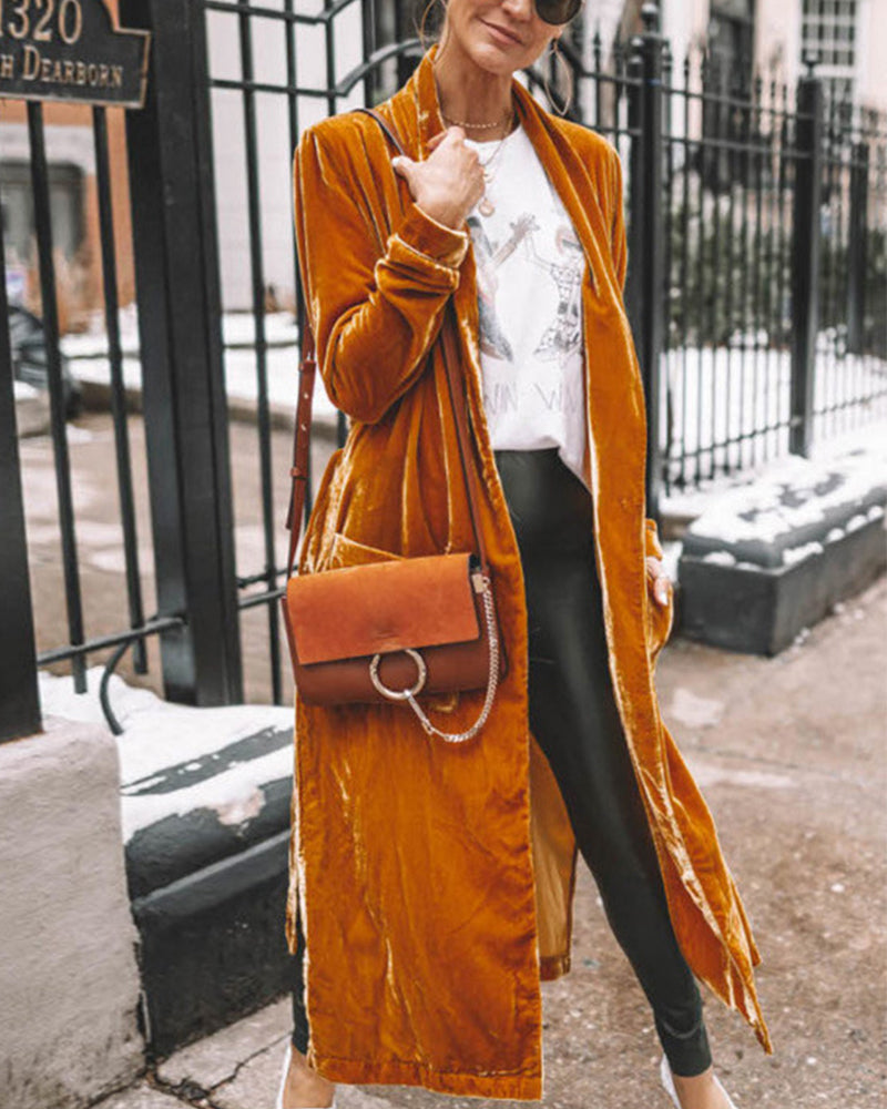 Lange Damenjacke Elegant